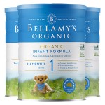 【澳洲直邮】bellamy's有机婴儿奶粉贝拉米1段 3桶一箱（澳洲直邮 一定需要提供身份证号 无身份证号发不了货）